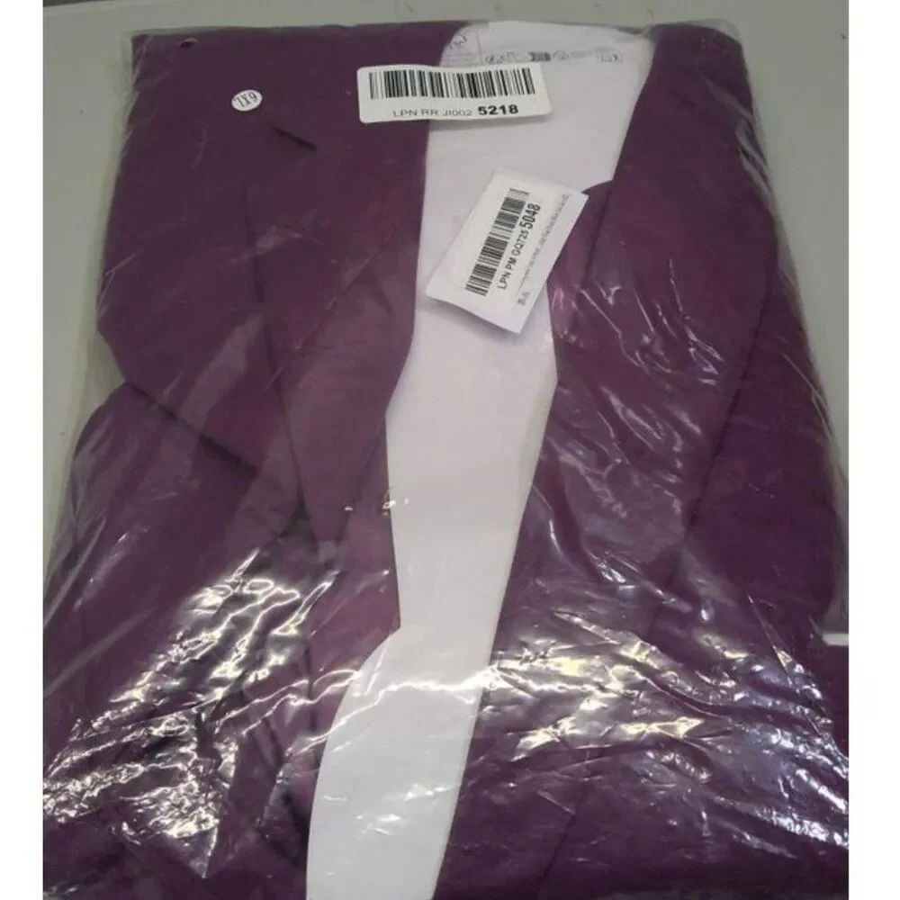 Brand New Zkhoecr Plum 3-Piece Men’s Big & Tall Suit – Size 6XL
